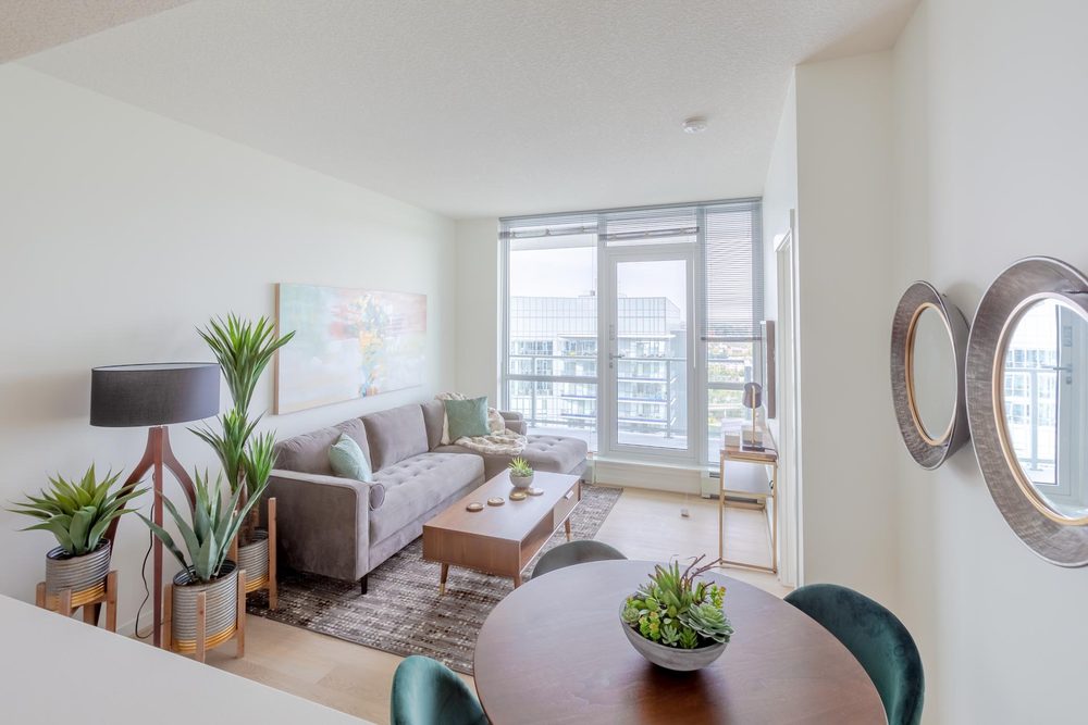 Living room and dining table