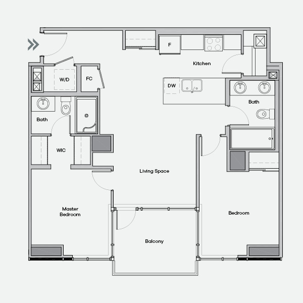 Floorplan of The Ascot