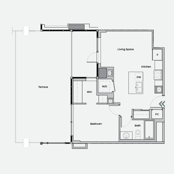 Floorplan of The Bowler