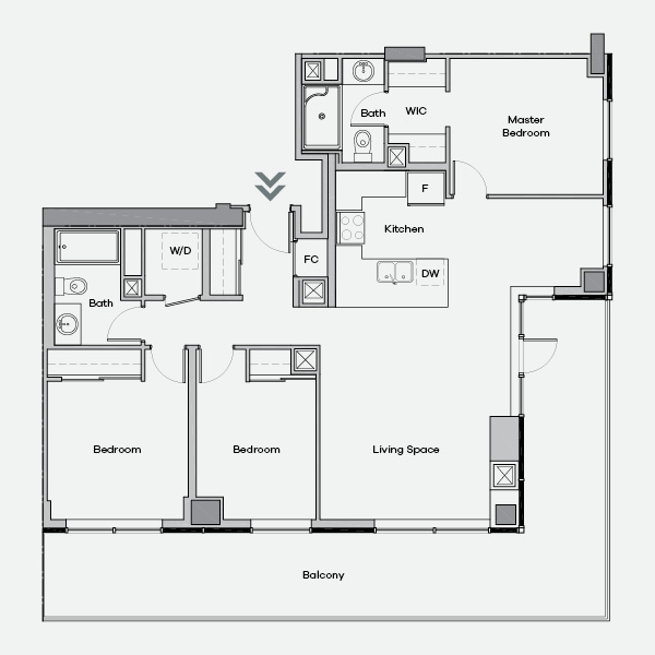 Floorplan of The Captain