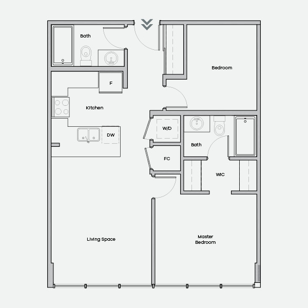 Floorplan of The Cavalier