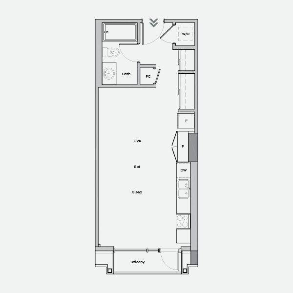 Studio suites floorplan