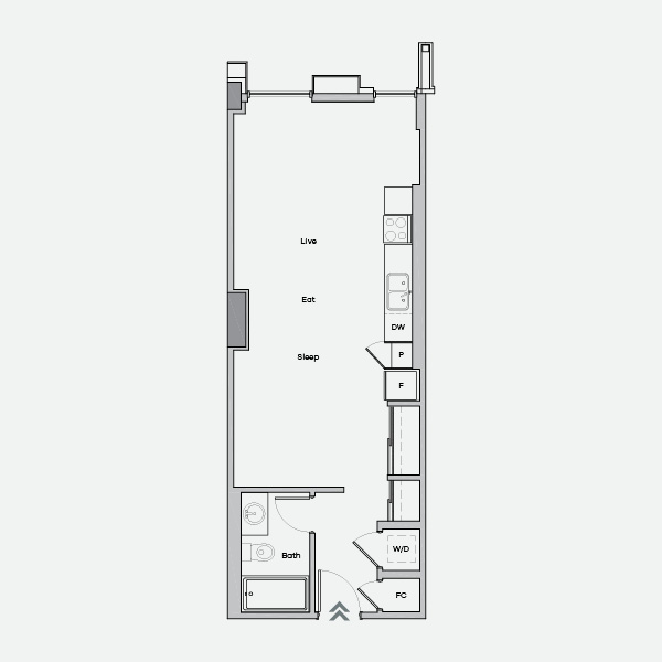 Floorplan of The Hardee