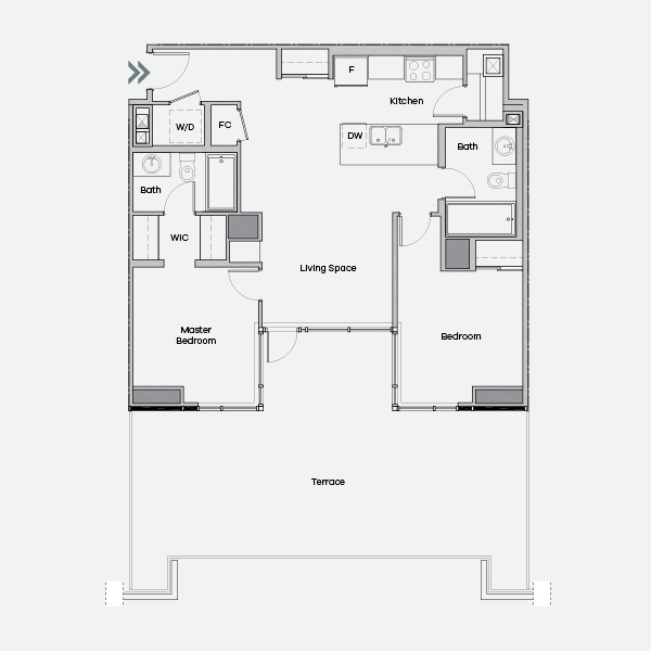 Floorplan of The Montera