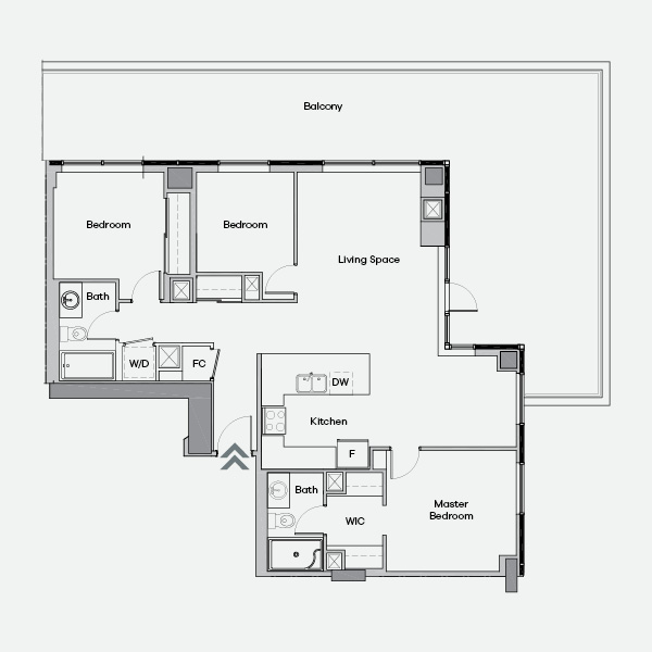 Floorplan of The Top