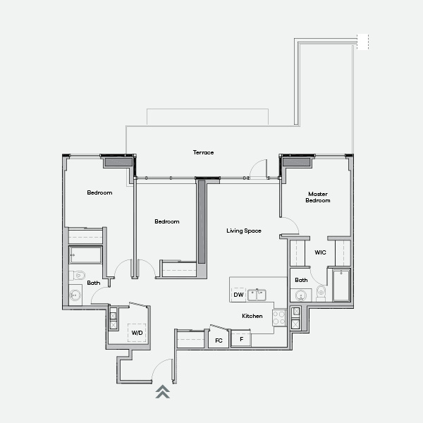 Floorplan of The Trilby